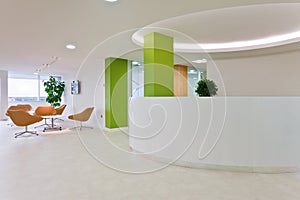Modern office reception