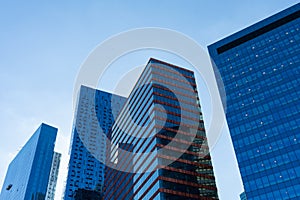 Modern Office and Residential Skyscrapers in Long Island City Queens New York