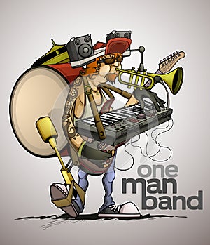 Modern one man band