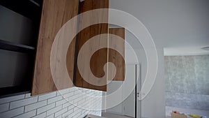 Modern open plan kitchen living room design
