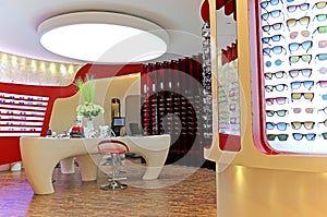 Modern optician salon