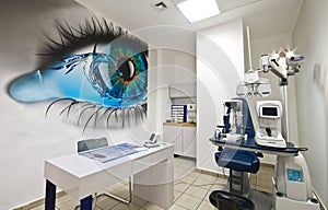 Modern optometrist diopter photo