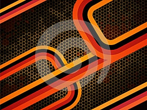 Modern orange background