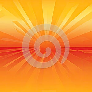 Modern orange sunburst background with soft-edged shapes (tiled