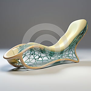 Modern Organic Chaise Lounger 3d Model For Sale