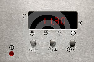 Modern oven display