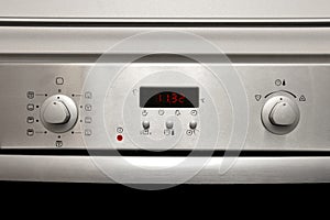 Modern oven - front details