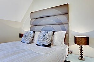 Modern oversize headboard