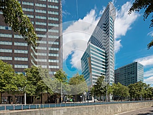Modern palaces in Rotterdam