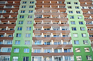 Modern panel and housing estates