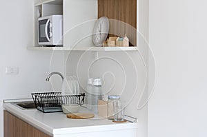 Modern pantry with utensil