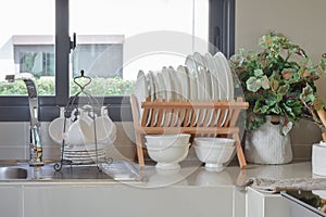 Modern pantry with utensil in kitchen