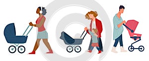 Modern Parenting Stroller Walks