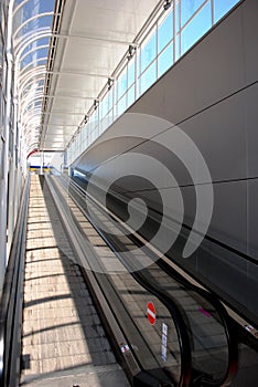 Modern passenger conveyors photo