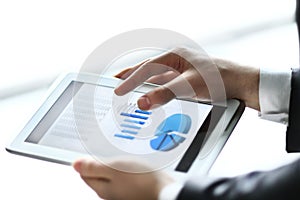 Modern people doing business