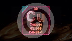 Modern Periodic Table Element Copper