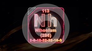 Modern Periodic Table Element Hihonium