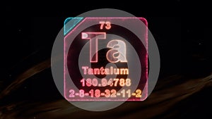 Modern Periodic Table Element Tantalum