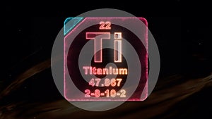 Modern Periodic Table Element Titanium