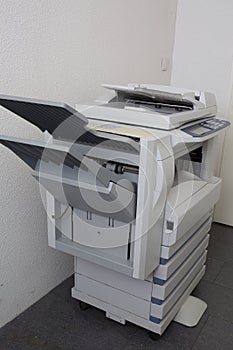 Modern photocopier with digital display