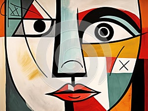 Modern Picasso Face