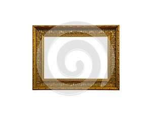 Modern picture frame Isolated on white