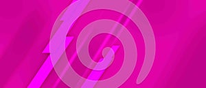 Modern pink abstract geometric design banner