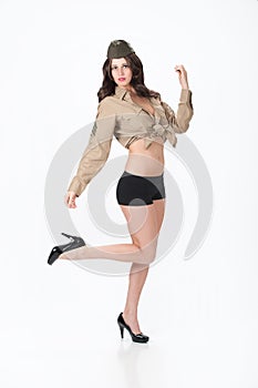 Modern Pinup Woman