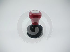 Modern Plastic Stamp On a White Background