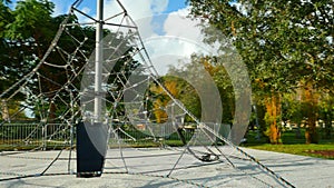 Modern playground at the park