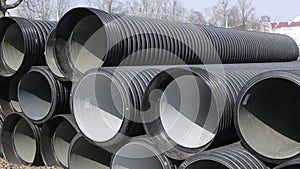 Modern polypropylene pipes for conducting heating mains underground. Durable and anticorrosive properties of water pipes