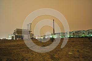 Thermal power plant under construction