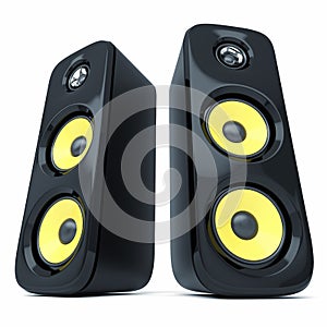 Modern power sound speakers