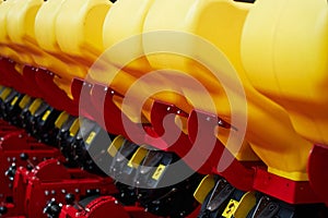 Precision seeder. Row planter