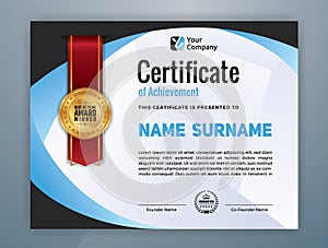Modern Professional Certificate Template