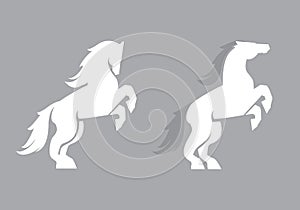 Modern professional logo with Mustang for a sport team.