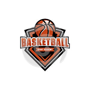 Modern proffesional basketball logo design for club community photo