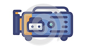 Modern Projector Device for Presentations and Entertainment, vector design Generative AI