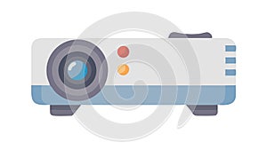 Modern Projector Multimedia Presentation Device Vector, vector design Generative AI