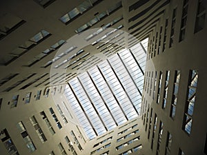 Modern quardrilateral ceiling window