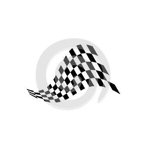 Modern Race Flag Background Template