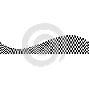 Modern Race Flag Background Template