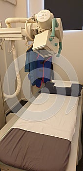 A modern X-ray machine in a hospital