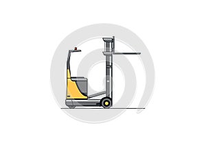 Modern reach truck forklift