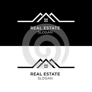 Modern real estate logo for company