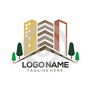 Modern Real Estate Template Logo and Icon