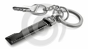 This is a modern realistic template of a black key fob for a car, home or office. Blank accessory for your business photo