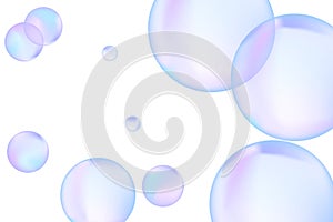 Modern realistic water bubbles, great design for any purposes.