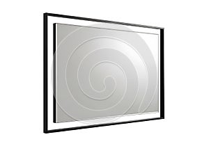 Modern rectangular wall mirror