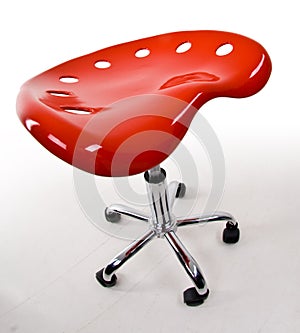 Modern Red Bar Stool